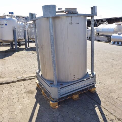 Conteneur de 1251 litres en acier inoxydable V2A Behälter KG Bremen 9129