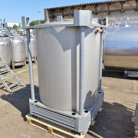 Conteneur de 1251 litres en acier inoxydable V2A Behälter KG Bremen 9129