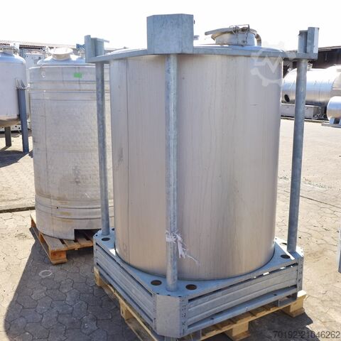 Conteneur de 1251 litres en acier inoxydable V2A Behälter KG Bremen 9129