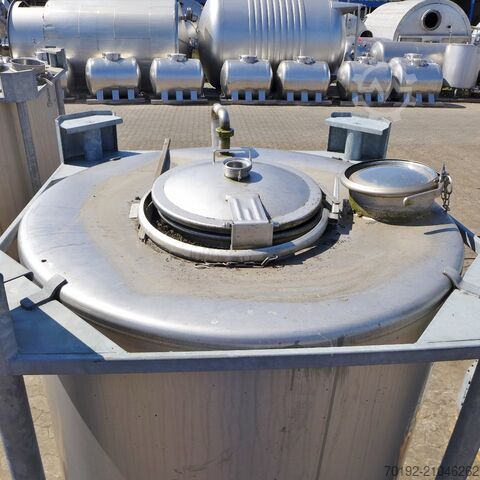 Conteneur de 1251 litres en acier inoxydable V2A Behälter KG Bremen 9129