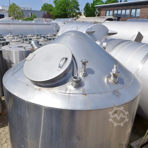 Réservoir isolé de 3000 litres en acier inoxydable V2A terlet 9115