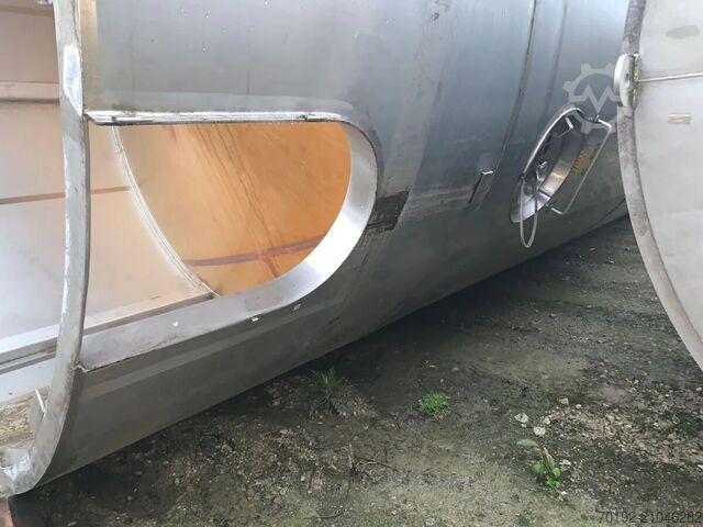 Réservoir de stockage isolé de 100000 litres en V2A avec agitateur à hélice  S16020