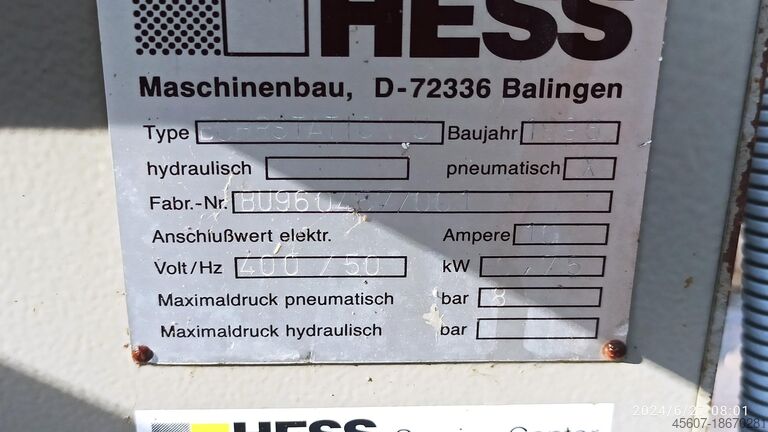 FREESMACHINE VOOR PVC-KOZIJN ONDER DEURKRUK HESS BOHRSTATION U