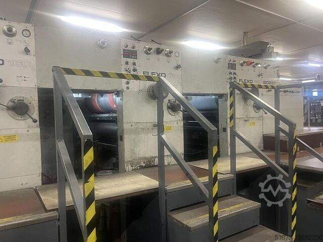 Prensa de impresión Bobst 1988 + platina automática SPO 1600 Bobst SPO 1600