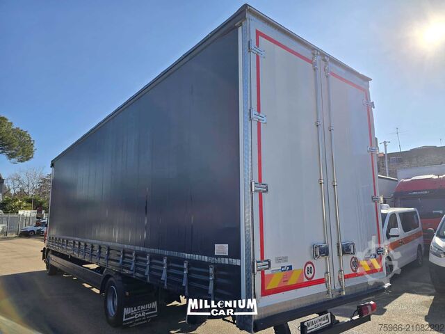 Plattewagen met zeil MERCEDES ATEGO 12-27 EURO 6 CENTINATO