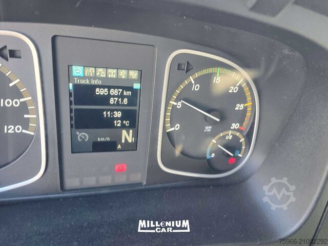 Plattewagen met zeil MERCEDES ATEGO 12-27 EURO 6 CENTINATO