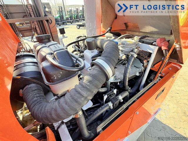 4-vejs gaffeltruck Hubtex DQ45G DUPLEX 5000 FORK-POSITIONER CABIN
