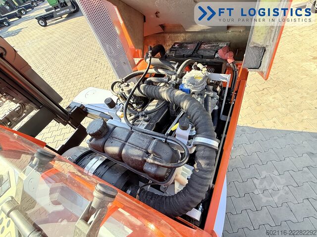 4-vejs gaffeltruck Hubtex DQ45G DUPLEX 5000 FORK-POSITIONER CABIN