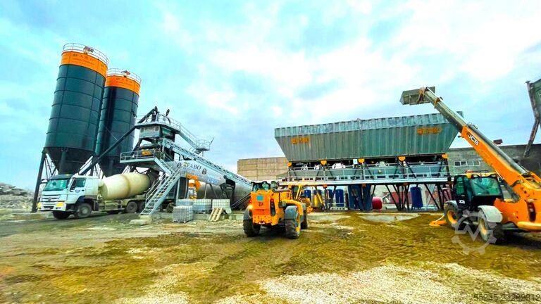 Stationäres Betonmischwerk FABO Sabit Beton Santralleri COMPACT-120 Sabit Beton Santrali