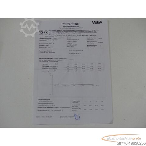 Komponente VEGA Vega G2KHAMAX BAR 64 Druckmessumformer  !