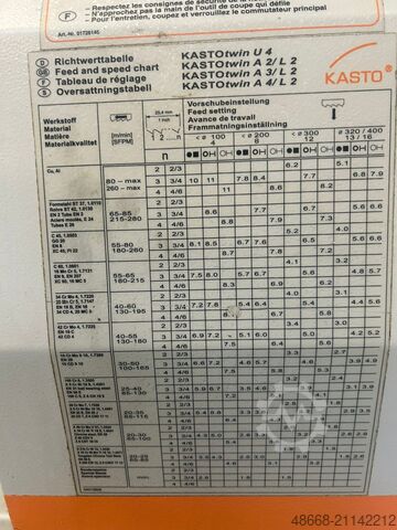 Volautomatische horizontale bandsaw KASTO KASTOtwin A 4