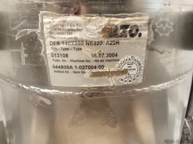 AZO GmbH vacuum system with dosing screw  