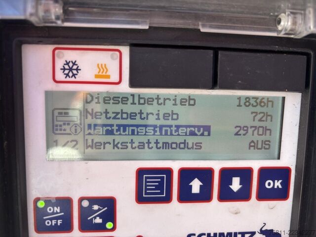 Rimorchio refrigerato SCHMITZ CARGOBULL SKO 24/L 13.4 FP TK-Auflieger DS / wenig