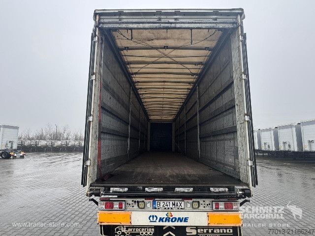 Open oplegger met zeil Krone Curtainsider Mega