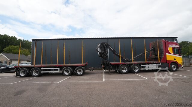  Scania R 580 V8 6X4 LOGTRANSPORT COMBI WITH KESLA 2112...