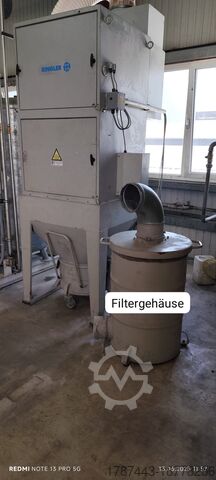 Sistema de despoeiramento do ar de exaustão Ringler Saugsystem Filtertechnik RE 201 - D5.5