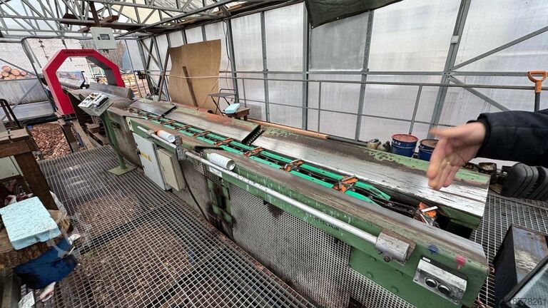 Transportband voor het draaien van boomstammen Germany