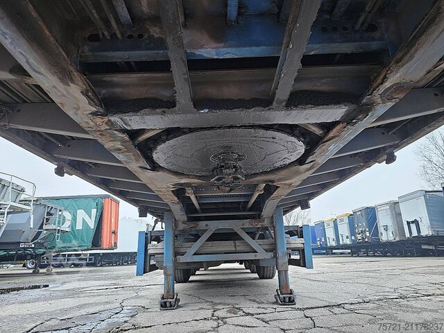 Platforma ładunkowa ze ścianami KWB P-483 STENENTRAILER KENNIS 14 TM