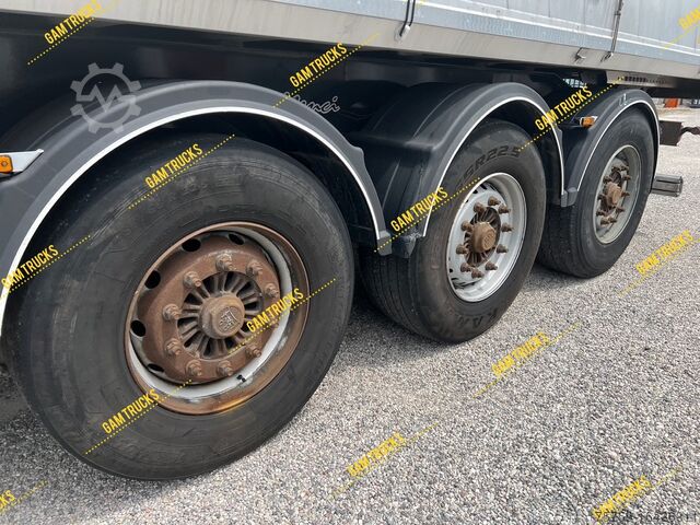 ανατρεπόμενο ημιρυμουλκούμενο Menci SA850R ALU-Muldenkipper 36cbm mit Plane