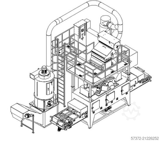 Blast System Rösler RBD 600-2/4 / RF 550 NS