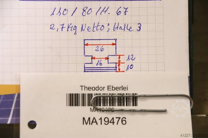 Verwisselbare bekken unbekannt Breite 26 mm