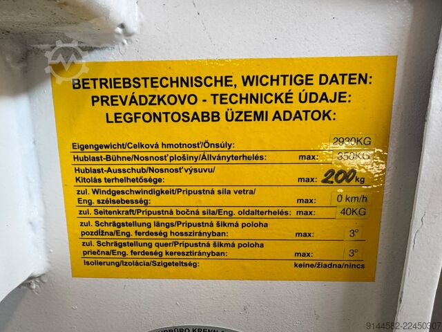 Nůžková plošina Liftlux SL105-10E2WD