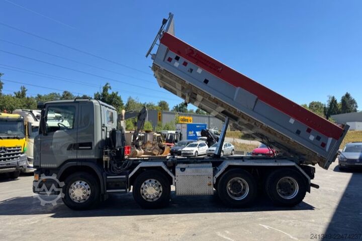 Betonmixer vrachtwagen SCANIA G450 8x4 SWS Mischer/Kipper