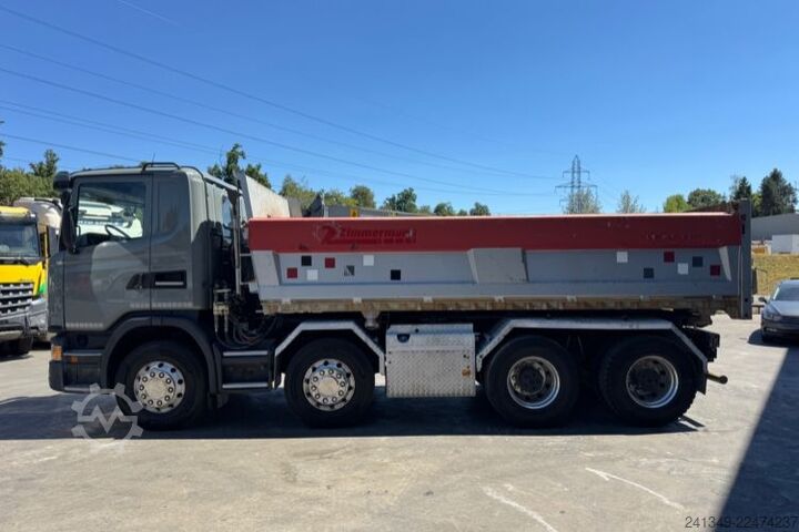 Betonmixer vrachtwagen SCANIA G450 8x4 SWS Mischer/Kipper