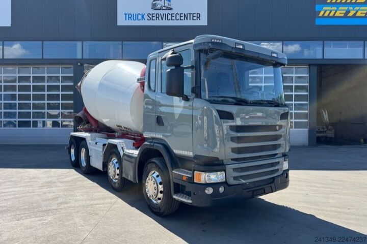 Betonmixer vrachtwagen SCANIA G450 8x4 SWS Mischer/Kipper
