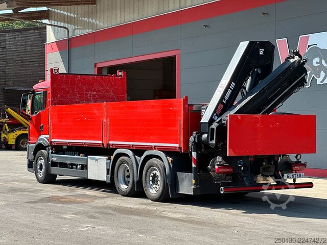 LKW mit Pritsche (offen) MAN TGS 26.430 6x2LL Baustoffp./ HIAB 228 Lenk/Lift