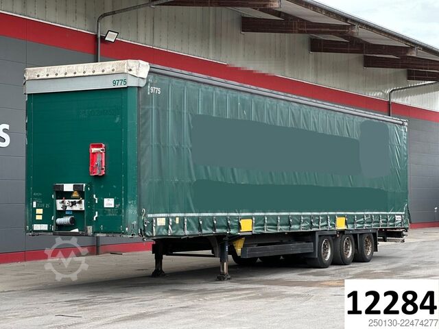Åben sættevogn med presenning SCHMITZ CARGOBULL SCB*S3T MegaTrailer Curtainsider Edscha