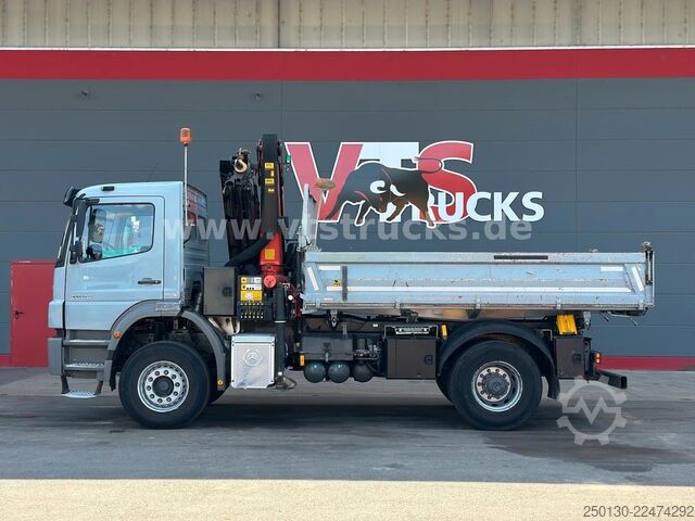 Dreiseitenkipper LKW MERCEDES-BENZ Axor 1833 K MEILLER & PALFINGER PK18002 LK 13m.