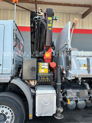 Dreiseitenkipper LKW MERCEDES-BENZ Axor 1833 K MEILLER & PALFINGER PK18002 LK 13m.