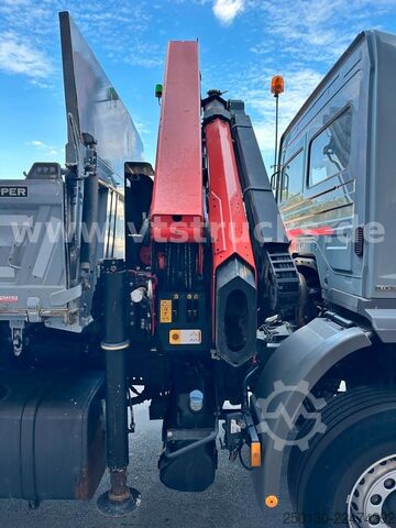 Dreiseitenkipper LKW MERCEDES-BENZ Axor 1833 K MEILLER & PALFINGER PK18002 LK 13m.