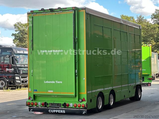 Ló-szállító utánfutó  Cuppers LVA 09-16 AL 3-Stock Viehanhänger,