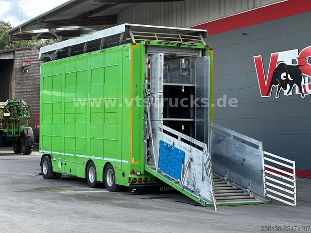 Ló-szállító utánfutó  Cuppers LVA 09-16 AL 3-Stock Viehanhänger,