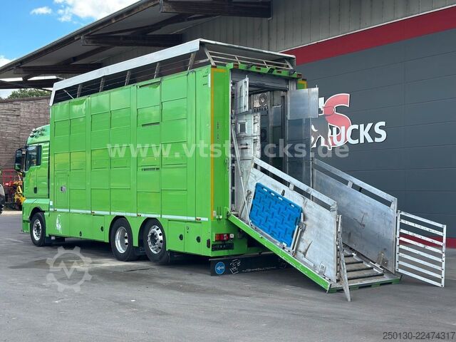 Boskapsbil MAN TGX 26.440 6x2 3.Stock Cuppers Komplett-Zug