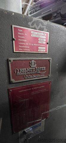 μηχανή κάμψης λαμαρίνας Lotze 161 / 2500 / 6