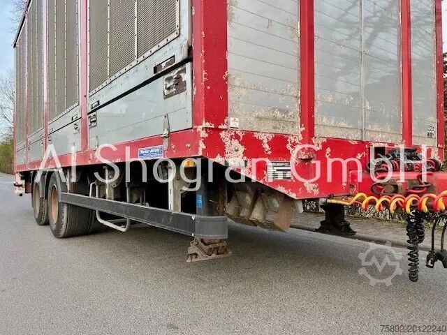 Przyczepa do przewozu koni Menke-Janzen 2 x Achsen PBW / Geflügeltransport