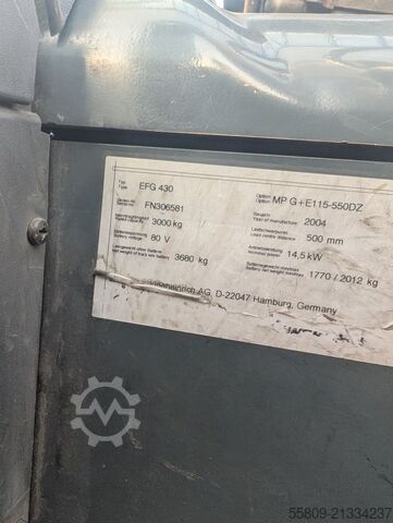 Carretilla eléctrica de 4 ruedas Jungheinrich EFG 430