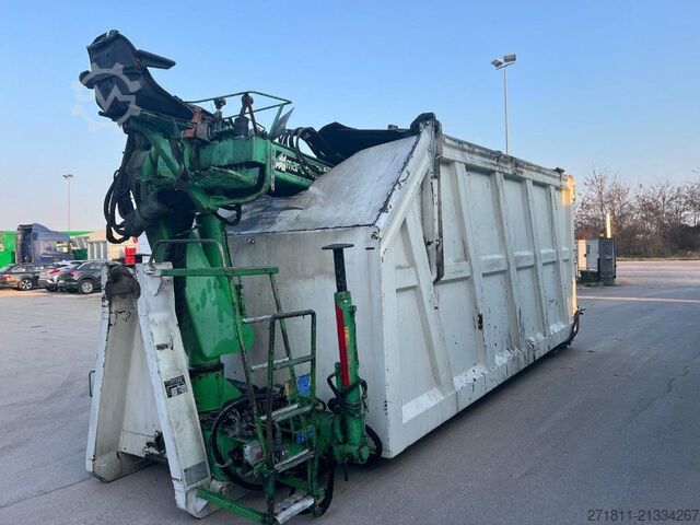 Container cu cârlig  CONTAINER SCARRABILE USATO CON TETTO E GRU