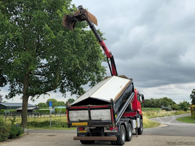 Tipper med kran MAN TGS 33.400 6X6 BH WVT WS Z-kraan/KIPPER!! EURO 6!!