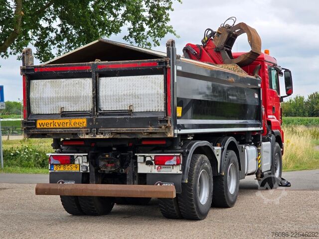 Tipper med kran MAN TGS 33.400 6X6 BH WVT WS Z-kraan/KIPPER!! EURO 6!!