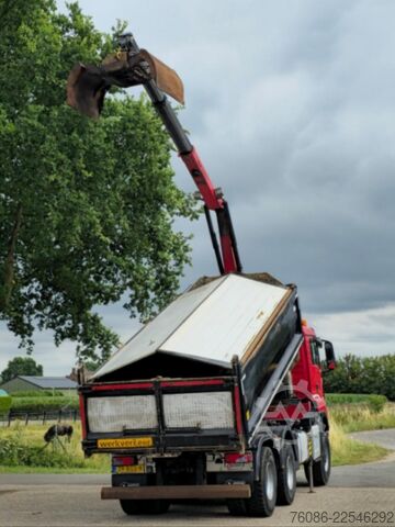 Tipper med kran MAN TGS 33.400 6X6 BH WVT WS Z-kraan/KIPPER!! EURO 6!!