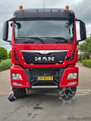 Ribaltabile con gru MAN TGS 33.400 6X6 BH WVT WS Z-kraan/KIPPER!! EURO 6!!