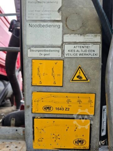 Ribaltabile con gru MAN TGS 33.400 6X6 BH WVT WS Z-kraan/KIPPER!! EURO 6!!