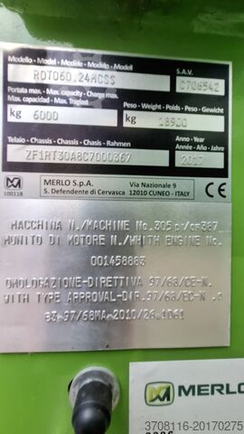 Chargeuse télescopique Merlo 60.24 MCSS