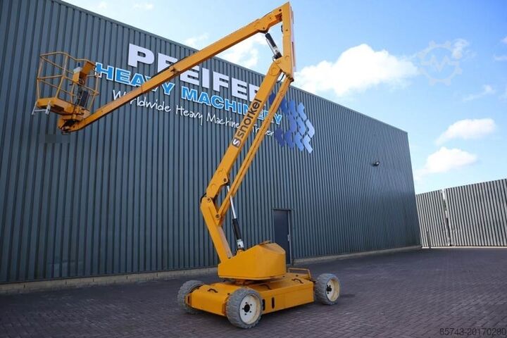Przegubowa teleskopowa platforma robocza Snorkel A38E Electric, 13.5m Working Height, 6.1m Reach, 2
