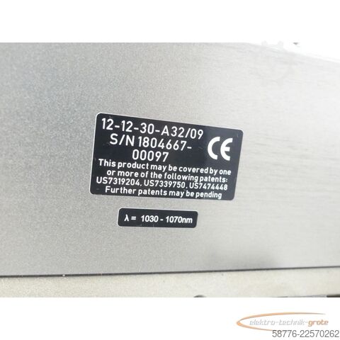 Komponent Trumpf 12-12-30-A32/09 Scheibenlaser S/N 1804667-00097 + Netzkabel