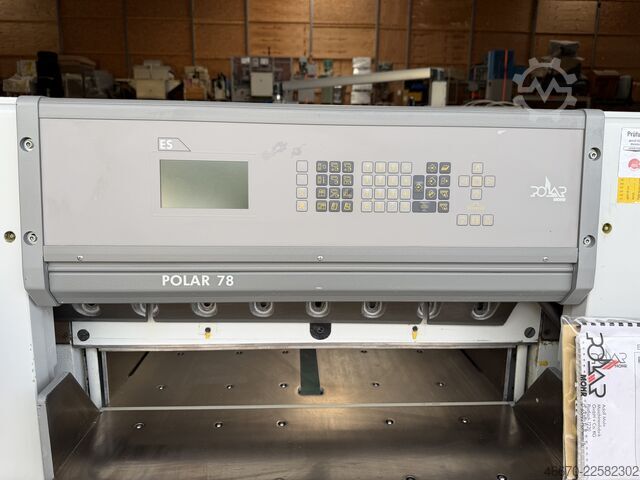 Pappersskärmaskin Polar Mohr 78